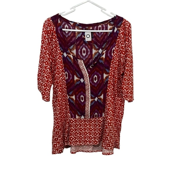 Anthropologie Akemi + Kin Boho Tunic Blouse - Picture 1 of 5